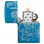 Zippo High Polish Blue Lion And Sword Lighter
